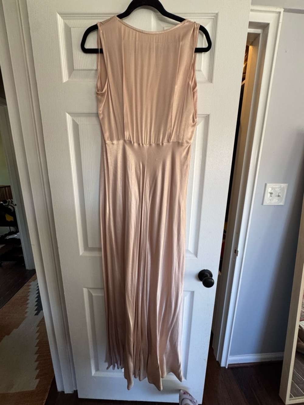 (BHLDN) Sleeveless Blush Pink Maxi Dress